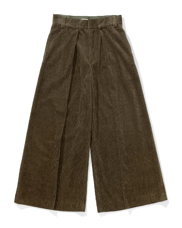 Wide Corduroy Pants Slim Fit Casual Pants