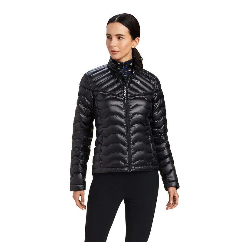 Ariat Women’s Black Ideal Down Jacket 10041382 Front Pockets Side Pockets Patch Pockets Ariat Women’s Black Ideal Down Jacket 10041382 Front Pockets Side Pockets Patch Pockets