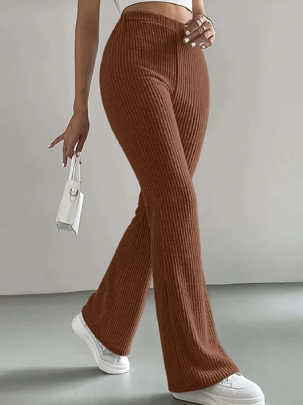 Hazel Blues® |  High Waist Bootcut Pants Fashionable Sporty Pants