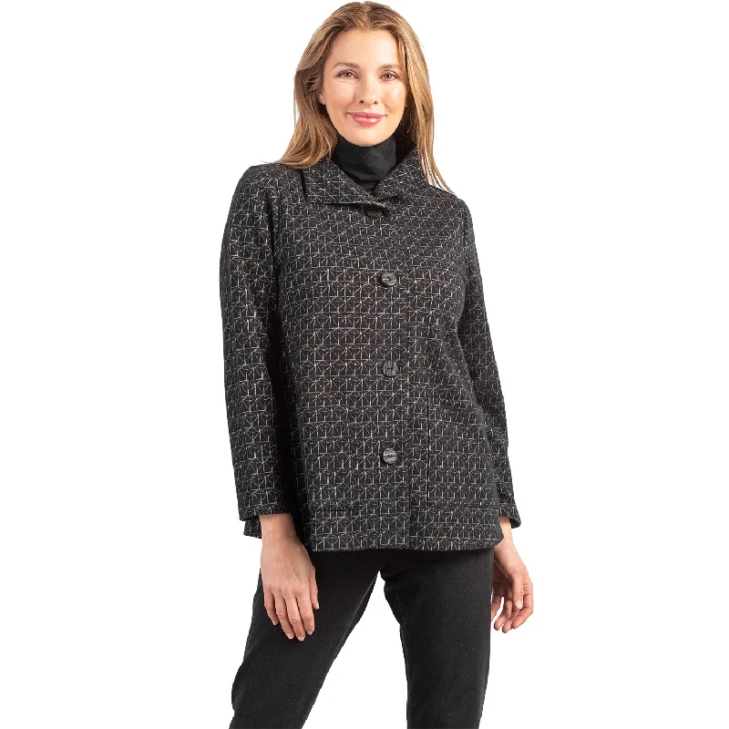 Women's Habitat Retro Wrap 'n' Warmth Jacket Harvest Fleece Black Jacket Blazer Coat Women's Habitat Retro Wrap 'n' Warmth Jacket Harvest Fleece Black Jacket Blazer Coat