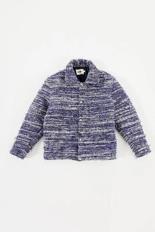 RECYCLED DENIM JACKET Chenille Jacket Brocade Jacket Lace Jacket