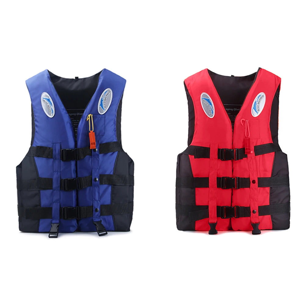 Life Vest Adults Surf Vest Kayak Motorboats Raft Rescue Boat Water Sport Swimming Drifting Rescue Life Jacket Safe Buoyancy Vest Jersey Jacket Tulle Jacket Batik Jacket