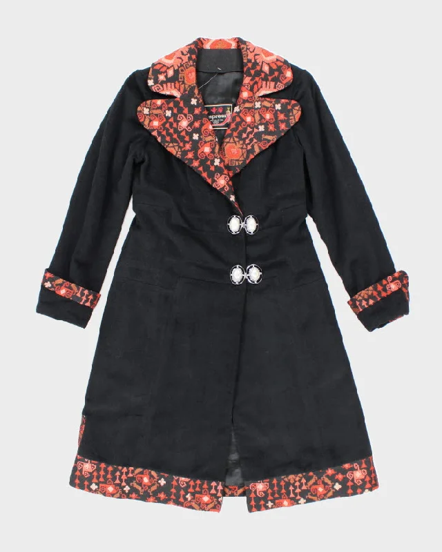 Vintage Empress Jacket - S Tiered Jacket Buttoned Jacket Zippered Jacket