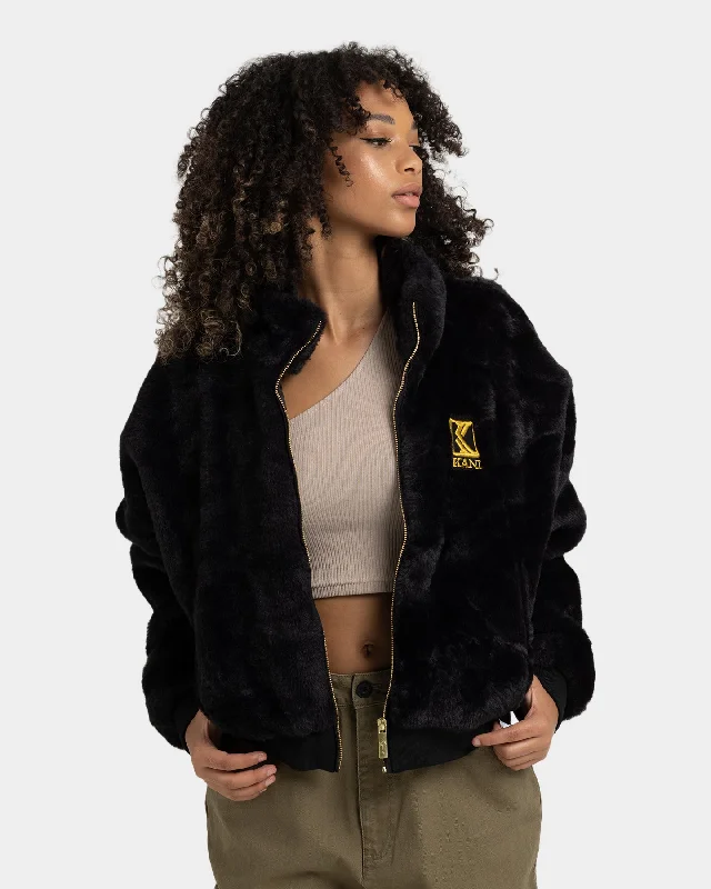 Women's OG Fake Fur Jacket Mesh Jacket Canvas Jacket Denim Jacket