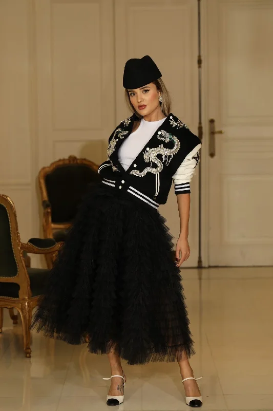 Princess Midi Tulle Skirt - Sale cashmere skirt plush