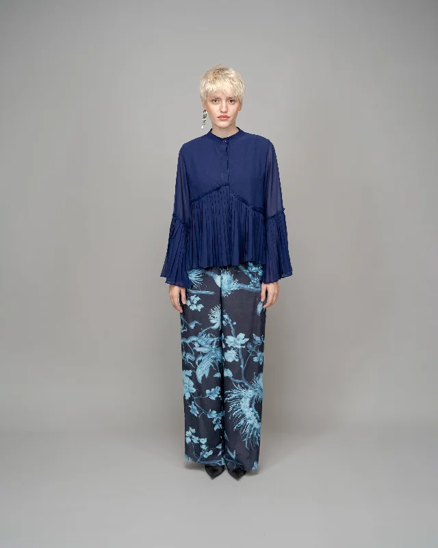 Garden Print Pant In Aurora Borealis Casual Skinny Fit Pants