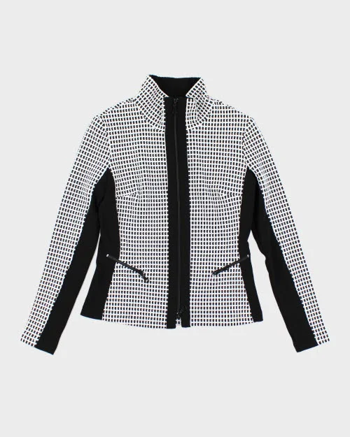 Joseph Ribkoff Sports Jacket - S Notch Collar Peter Pan Collar Cowl Neck