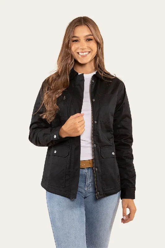 Venture Womens Jacket - Black Rayon Jacket Velvet Jacket Corduroy Jacket