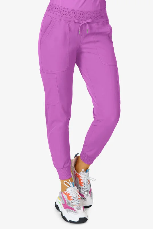 Zavate Smiley Jogger Bright Pants 3080 Chic Black Leggings