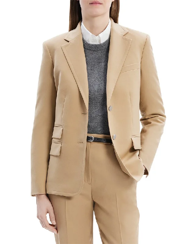 Theory Wool Tailor Jacket Chenille Fabric Brocade Fabric Lace Fabric