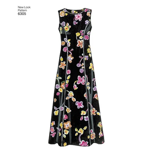 New Look Dress and Jacket N6305 Front Pockets Side Pockets Patch Pockets