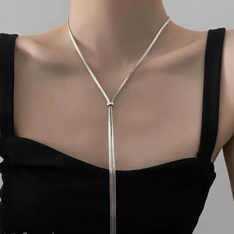 Lunivop Popular Geometric Sweater Box Chain Female Long Necklace For Women Adjustable Fine Jewelry Wedding Party Birthday Gift Silk Blend Satin Velvet Lunivop Popular Geometric Sweater Box Chain Female Long Necklace For Women Adjustable Fine Jewelry Wedding Party Birthday Gift Silk Blend Satin Velvet