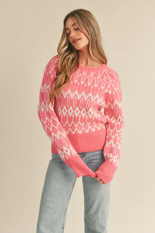 Claire Faire Isle Sweater Thin Thick Dense