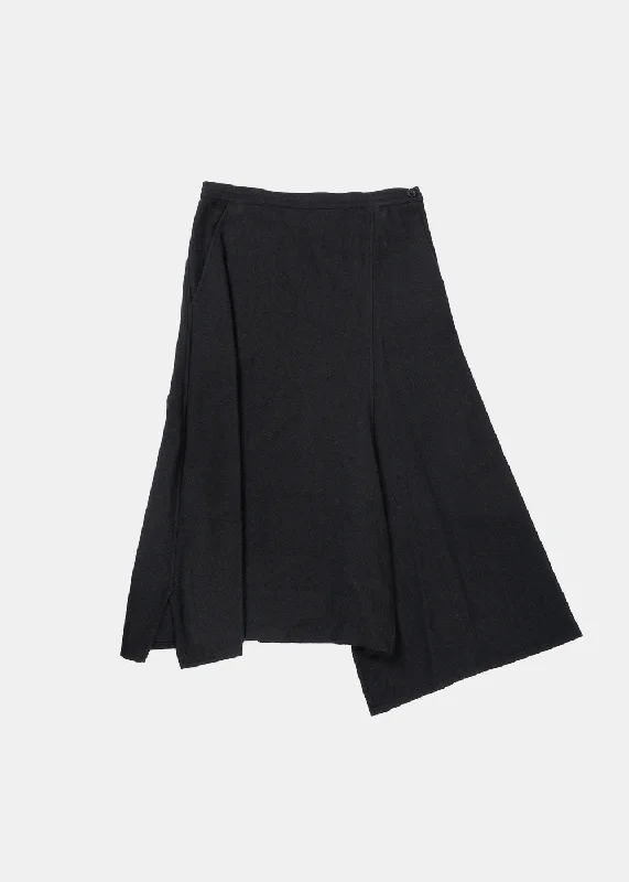 Black O-String Pants Comfortable Denim Pants