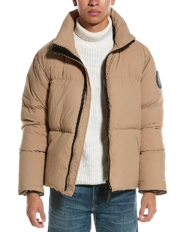 Canada Goose Lawrence Puffer Jacket Stand-Up Collar Roll-Neck Collar Turtle Neck