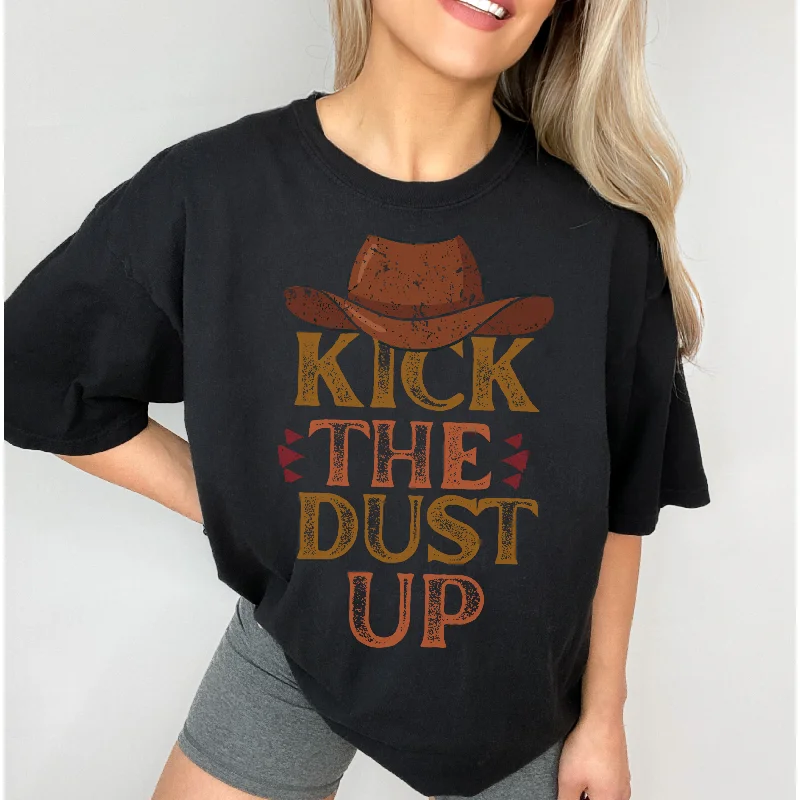 Kick the Dust Up Comfort Colors® T-Shirt, Spring or Summer Tee, Gift for Mom, Retro-Inspired T-Shirt, Country Music Festival T-Shirt