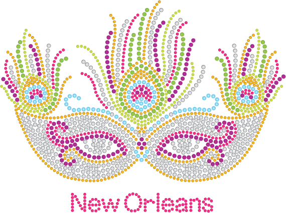 Mardi Gras Rhinestone Mask with silver accents and feathers