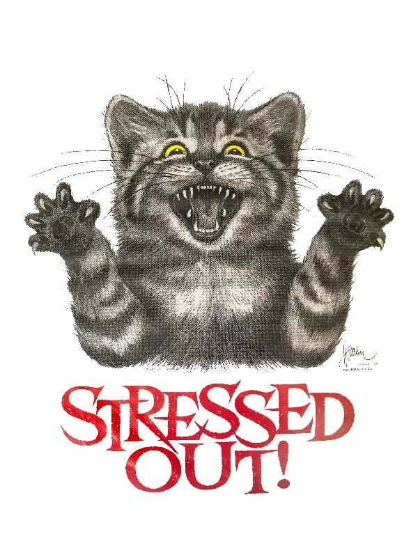 Stressed Out Cat T-Shirt