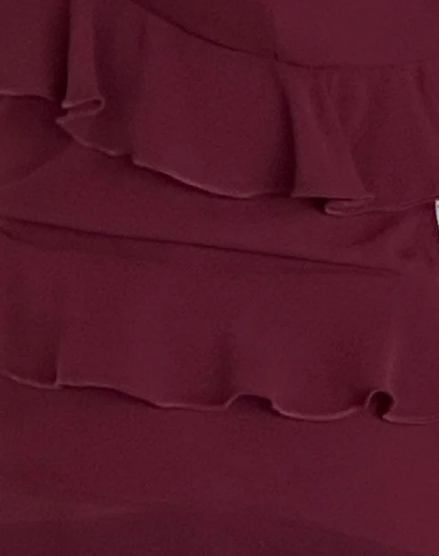 Irani Top in Ruby Wine