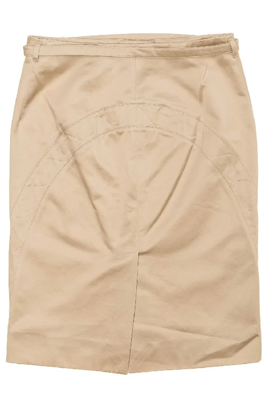 Calvin Klein - Beige Satin Skirt - IT 42