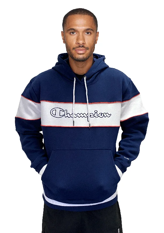 Champion Mens Rochester City Hoodie <br> AVV6N NAVY