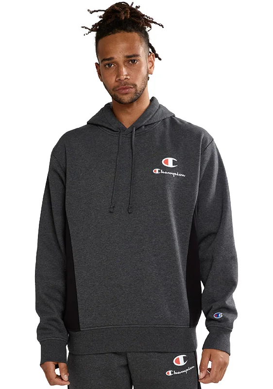 Champion Mens Sporty Panel Hoodie <br> AW8XN B5H