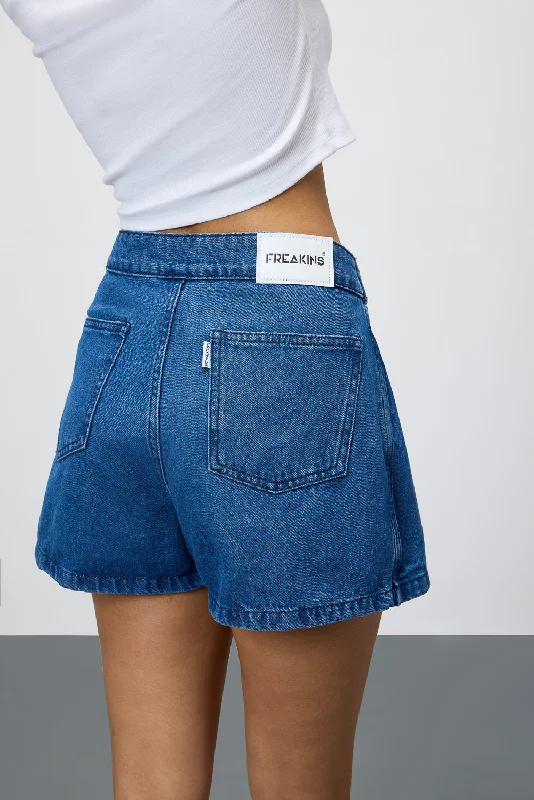 Ultramarine Denim Dusk Skorts