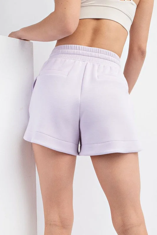 Bayside Vibes Lavender Shorts