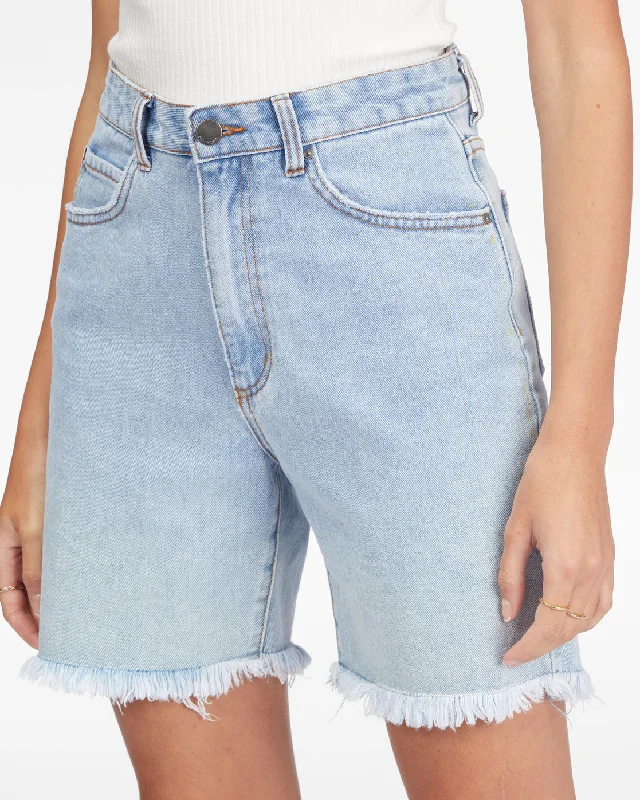 Long Time Denim Shorts - Sweet Blue 1