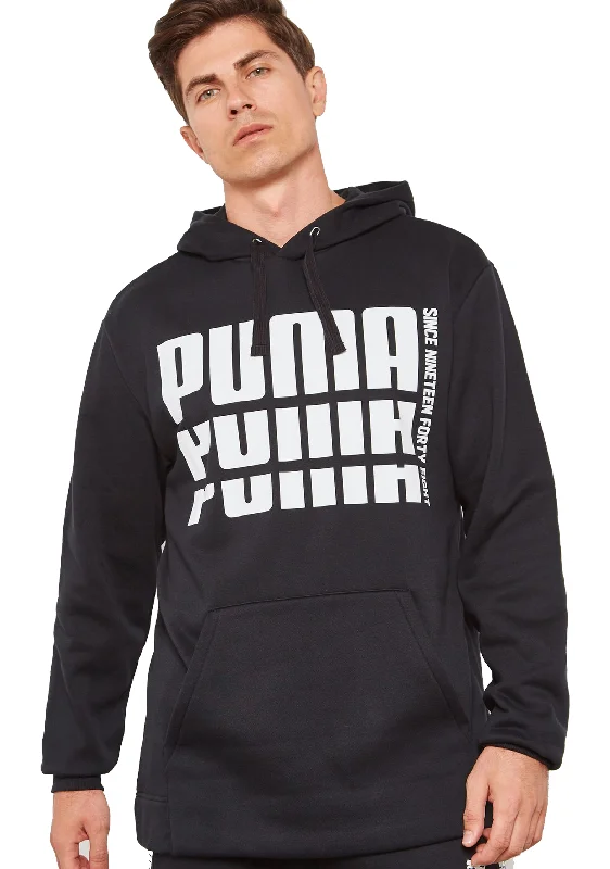 Puma Mens Rebel Bold Hoodie Fleece <br> 853387 01