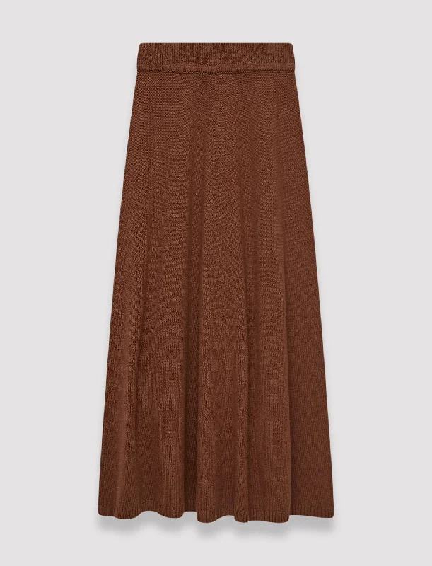 Silk Cashmere Skirt