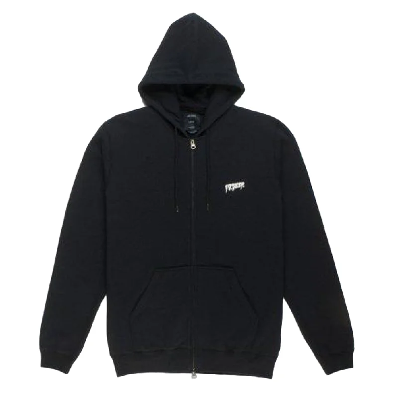 10.DEEP SOUND & FURY ZIP HOODIE // BLACK