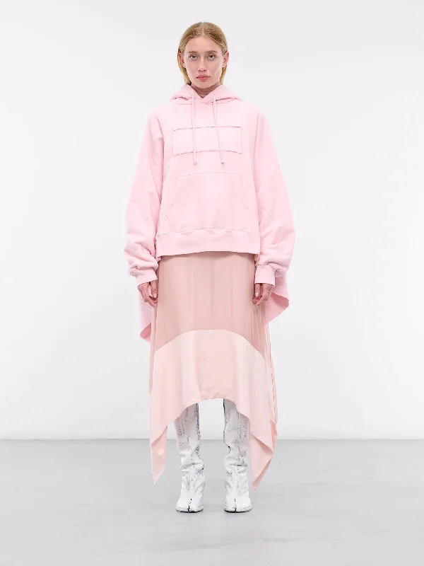 Open Back Hoodie (S2WJEHO04-PINK-FADE-OUT)