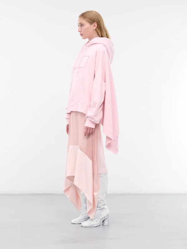 Open Back Hoodie (S2WJEHO04-PINK-FADE-OUT)