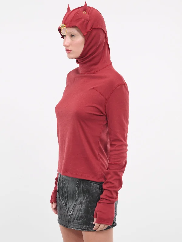 Mask Hoodie (UC2C1806-1-BORDEAUX)